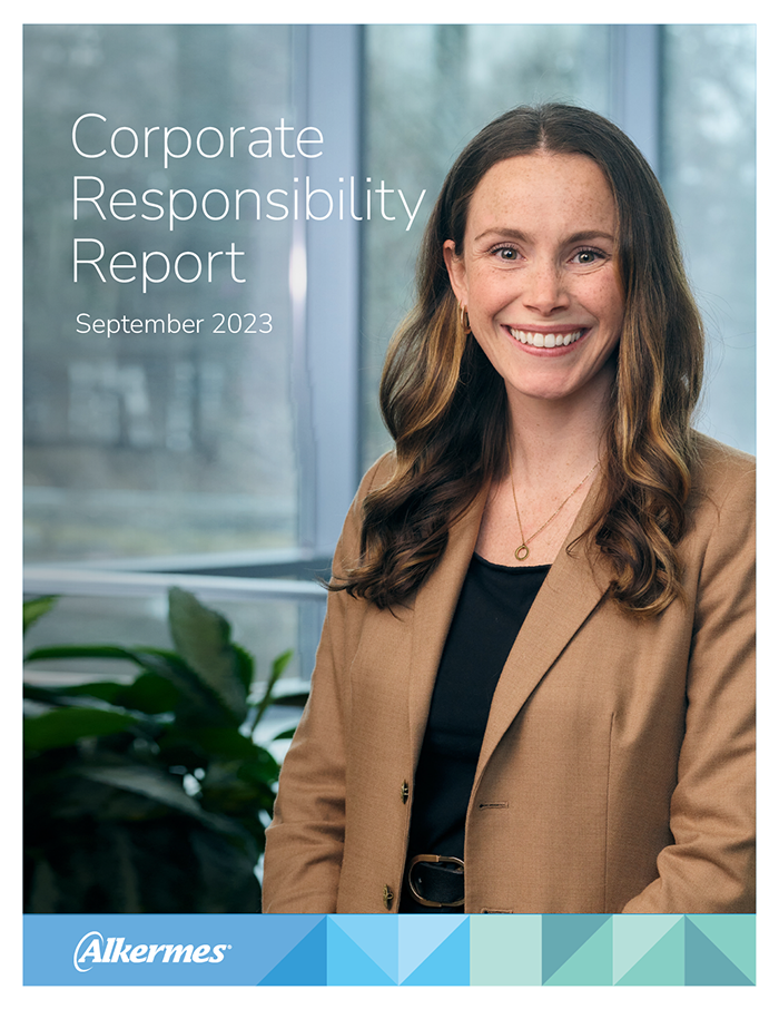 Cover image of 2023 Alkermes Corporate Responsibility Report