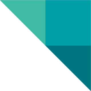 teal triangle graphic