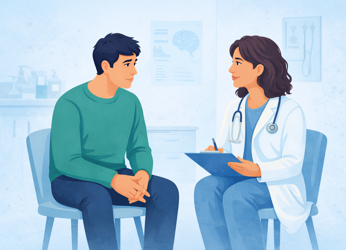 Sleep disorders illustration