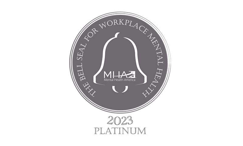 2022 Platinum Seal for Workplace Mental Health